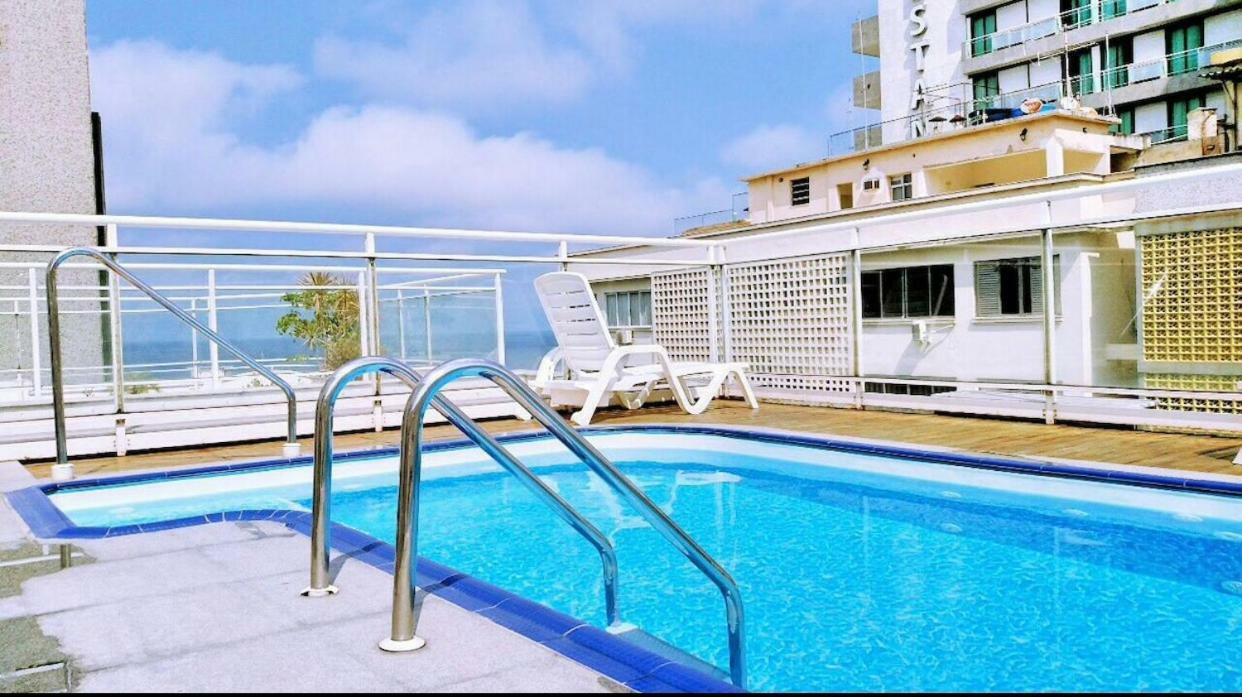 Residencial Com Servicos 45 Metros Decorado Com Sala, Suite E Cozinha Na Quadra Da Praia De Copacabana Rio de Janeiro Bagian luar foto